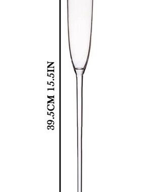 Circleware Rainbow Bouquet Footless Champagne Flutes & Vase Vintage 90s 6 Piece